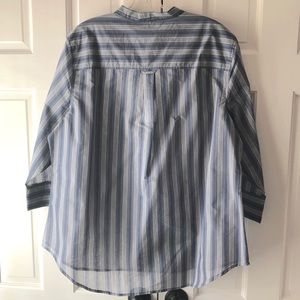 Chico’s Soft Stripe Lara Top 3/4 Sleeve